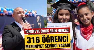 Türkiye’ye Örnek Bilim Merkezi: 316 Öğrenci Mezuniyet Sevinci Yaşadı