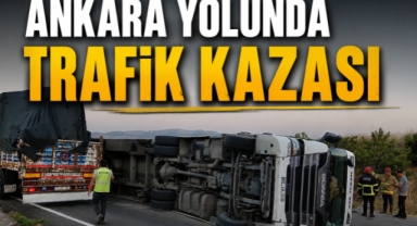 Ankara yolunda trafik kazası