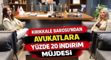Kırıkkale Barosu’ndan Avukatlara Yüzde 20 İndirim Müjdesi