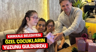 Kırıkkale Belediyesi özel çocukların yüzünü güldürdü