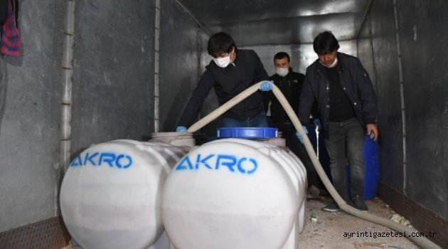 3 TON SAHTE ŞARAP ELE GEÇİRİLDİ