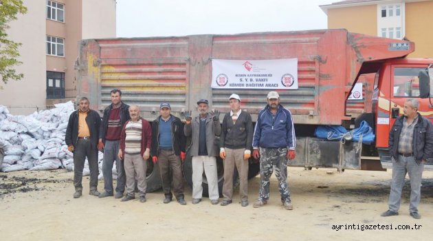 678 aileye kömür yardımı yapıldı