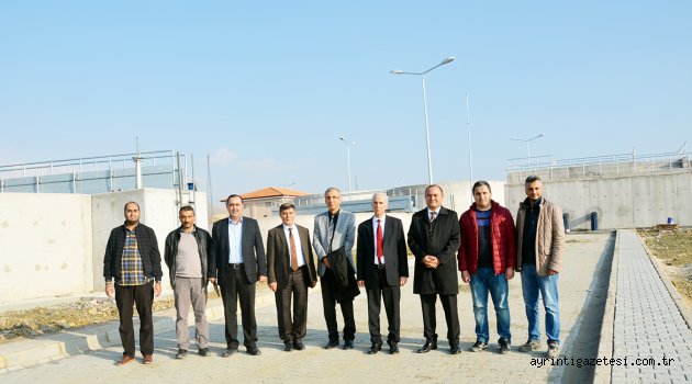 Arıtma tesisi incelendi