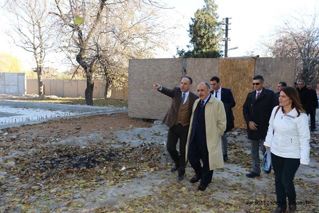 Atalay şehir parkında incelemelerde bulundu