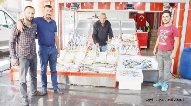 Balıklar tezgahlara indi