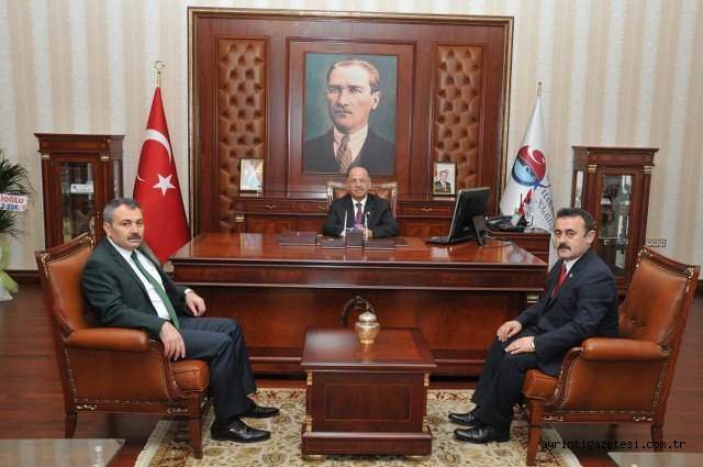 Bildik ve Dedelioğlu, Vali Kolat’ı ziyaret etti
