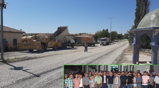 HACILAR'DA ASFALT SEVİNCİ