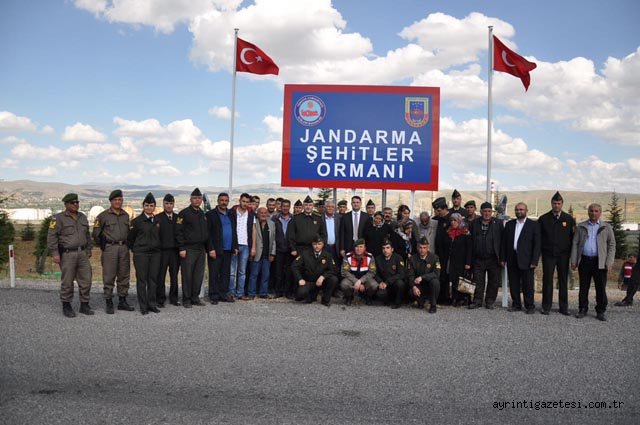 Jandarma Şehitler Ormanı oluşturdu