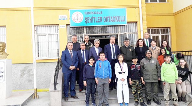 Şehitler okulundan vefa
