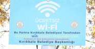 7 parkta ücretsiz Wİ-Fİ