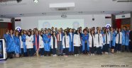 Öğrenciler Beyaz Önlük Giydi