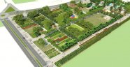 Büyük şehir parkında sona doğru