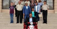 Engelliler derneğinden jandarmaya ziyaret