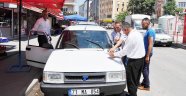 Korsan taksiye suçüstü