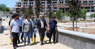 Şehir parkında sona doğru