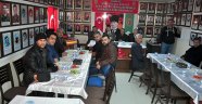 Şehit ve Gazi alileri gazetecilerle bir araya geldiler