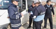 Servis araçları denetlendi