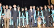 Spor Lisesi'nde mezuniyet sevinci