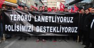 Teröre lanet polise destek