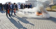 Yangın söndürme tatbikatı
