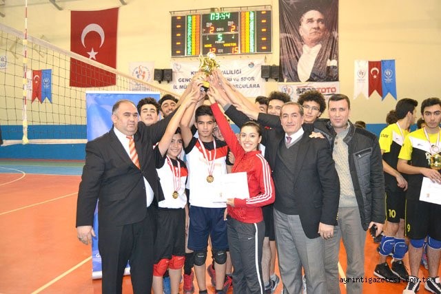 Voleybol turnuvası sona erdi
