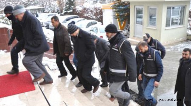 15 kişi tutuklandı