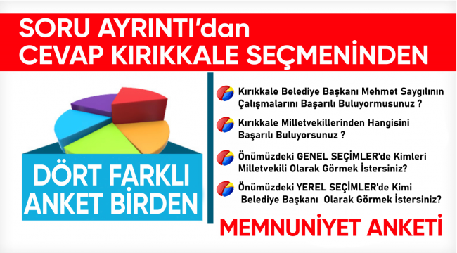 Soru Ayrıntı'dan Cevap Kırıkkale Seçmeninden