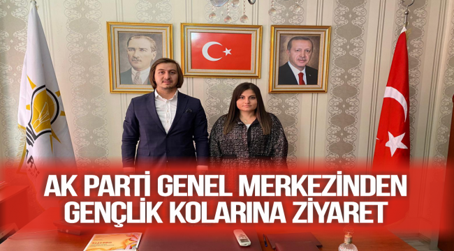 AK PARTİ GENEL MERKEZİNDEN GENÇLİK KOLARINA ZİYARET