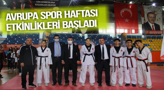AVRUPA SPOR HAFTASI ETKİNLİKLERİ BAŞLADI