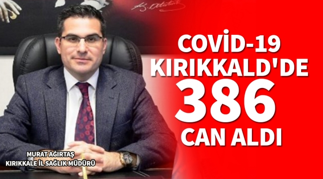 COVİD-19 KIRIKKALD'DE 386 CAN ALDI