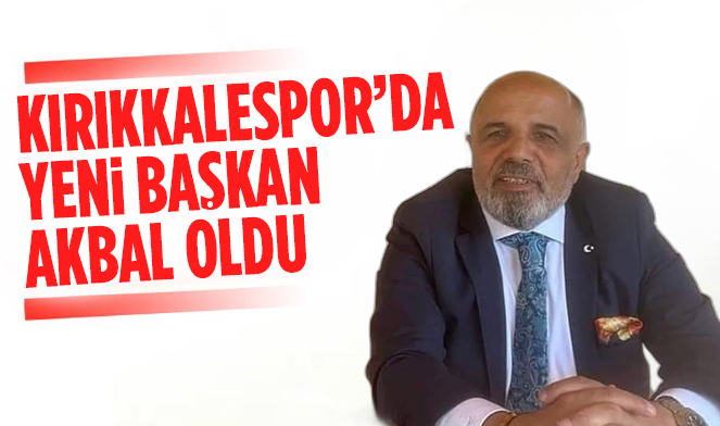 Kırıkkalespor'un yeni başkanı Şeref Akbal