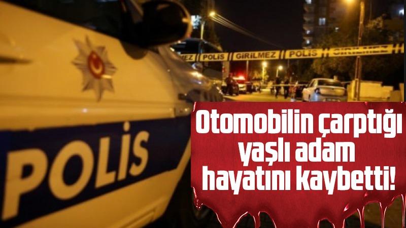 Otomobilin çarptığı yaşlı adam hayatını kaybetti