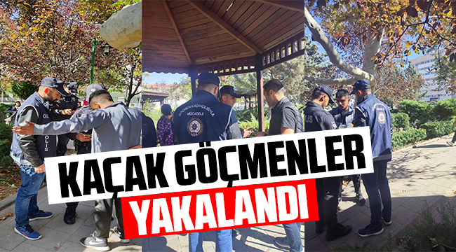 KAÇAK GÖÇMENLER YAKALANDI