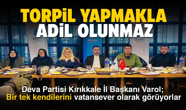 Varol; Bir tek kendilerini vatansever olarak görüyorlar