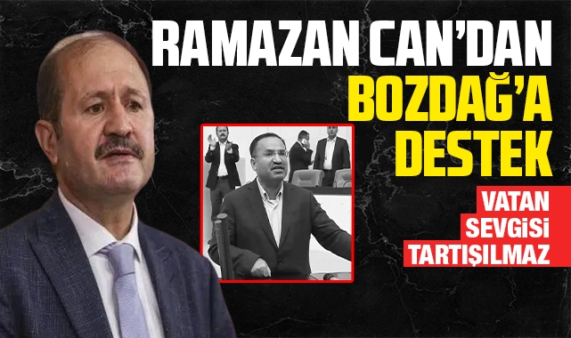 Ramazan Can'dan Bozdağ'a destek