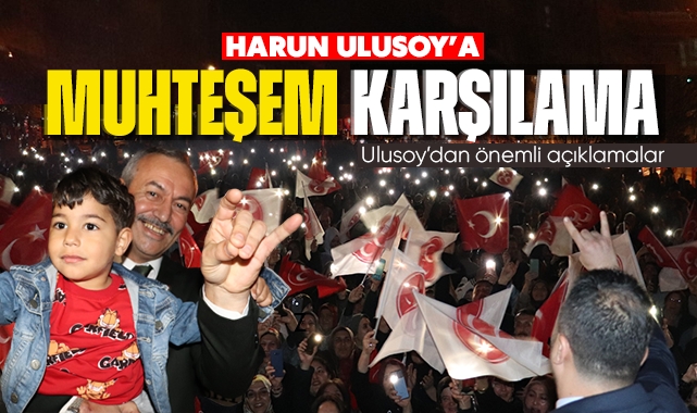 Harun Ulusoy'a Yaylacık'ta muhteşem karşılama