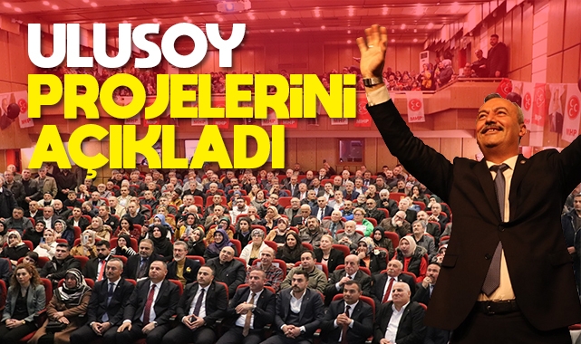 Ulusoy projelerini açıkladı