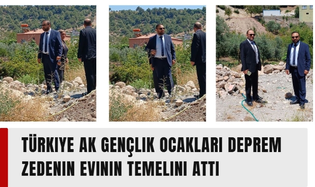Türkiye AK Gençlik Ocakları Depremzede Ailenin Yeniden Ev Sahibi Olmalarını Sağladı