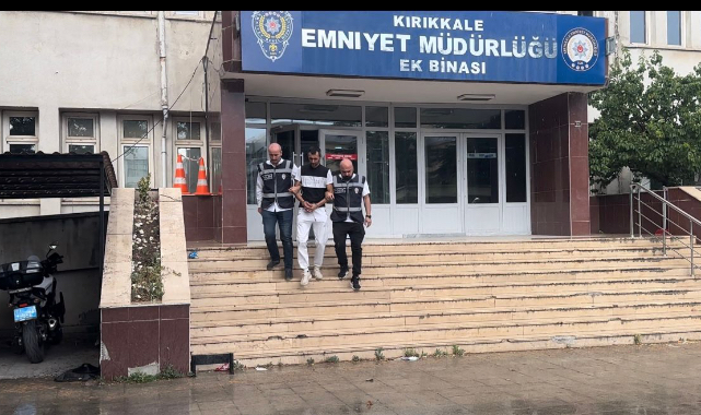 Kırıkkale'de 4 ayrı suçtan 35 yıl araması bulunan firari yakalandı