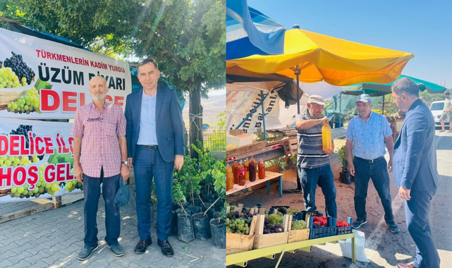 Başkan Yılmaz Uyan, üzüm üreticileri ile bir araya geldi