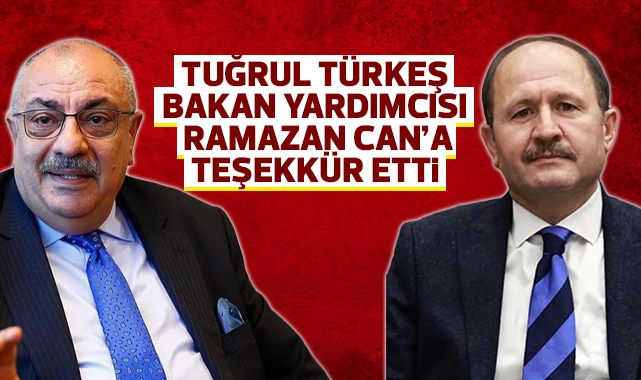 Tuğrul Türkeş, Bakan Yardımcısı Ramazan Can'a teşekkür etti