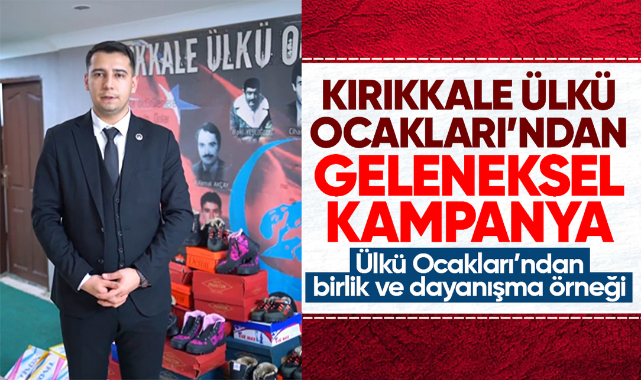Kırıkkale Ülkü Ocakları'ndan geleneksel kampanya