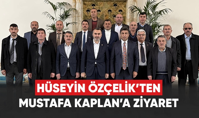 Hüseyin Özçelik'ten Mustafa Kaplan'a ziyaret