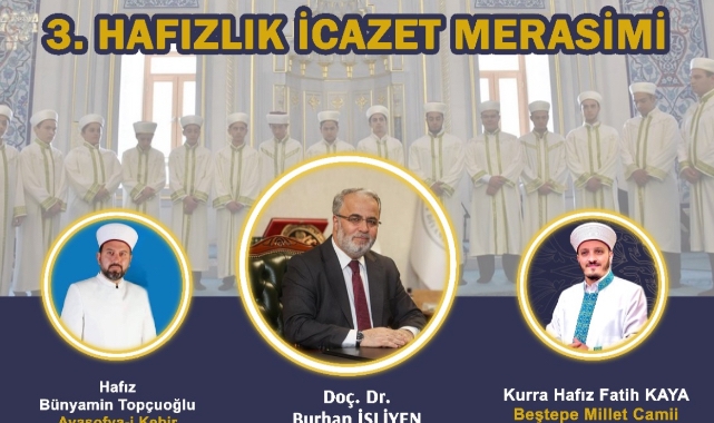 Kırıkkale Geylani Erkek Hafızlık Kur’an Kursu’ndan Muhteşem İcazet Töreni