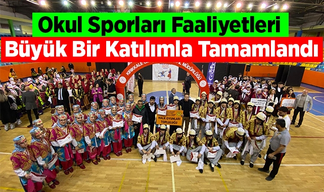 Okul sporları faaliyetleri büyük bir başarı ile tamamlandı