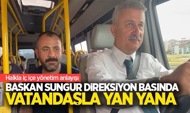 Yahşihan’da Başkan Sungur vatandaşlarla yolculuk yaptı