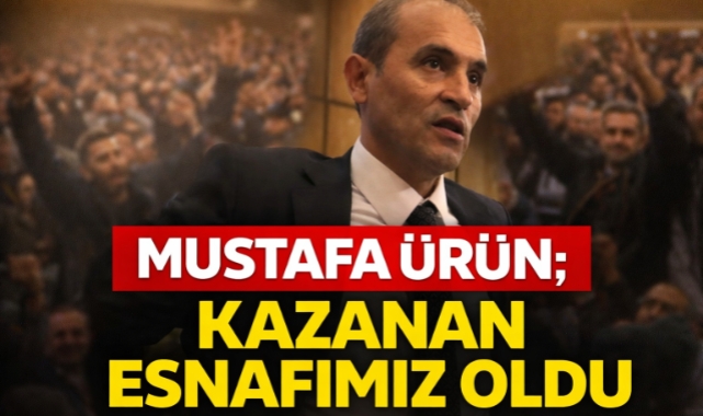 Mustafa Ürün; Kazanan esnafımız oldu