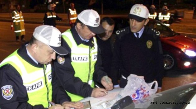 250 sürücünün ehliyetine el konuldu
