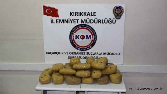 26 kg esrar ele geçirildi