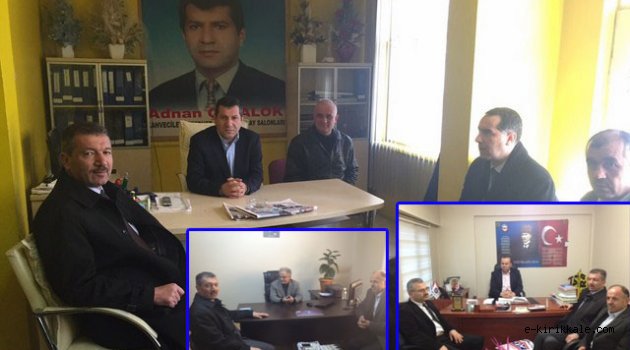 ABDULLAH ÖZTÜRK STK'LARI ZİYARET EDİYOR.